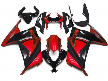 Gloss Red 2013-2018 Ninja 300 Motorcycle Fairing