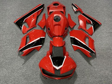 Gloss Red Black and White 2013-2023 CBR600RR Motorcycle Fairing