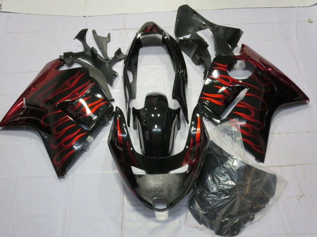 Gloss Red Flame 1996-2007 CBR1100XX Motorcycle Fairing Gloss Red Flame 1996-2007 CBR1100XX Motorcycle Fairing