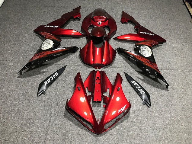 Gloss Red & Logos 2004-2006 R1 Motorcycle Fairing Gloss Red & Logos 2004-2006 R1 Motorcycle Fairing