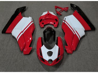 Gloss Red & White 2003-2004 Ducati 749 999 Motorcycle Fairing