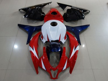 Gloss Red / White 2009-2012 CBR600RR Motorcycle Fairing