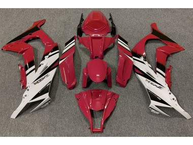 Gloss Red & White 2011-2015 ZX10R Motorcycle Fairing