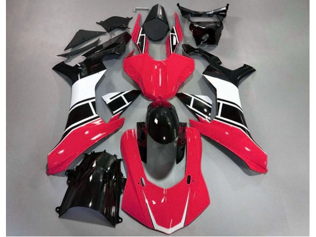 Gloss Red White and Black 2015-2019 R1 Motorcycle Fairing Gloss Red White and Black 2015-2019 R1 Motorcycle Fairing