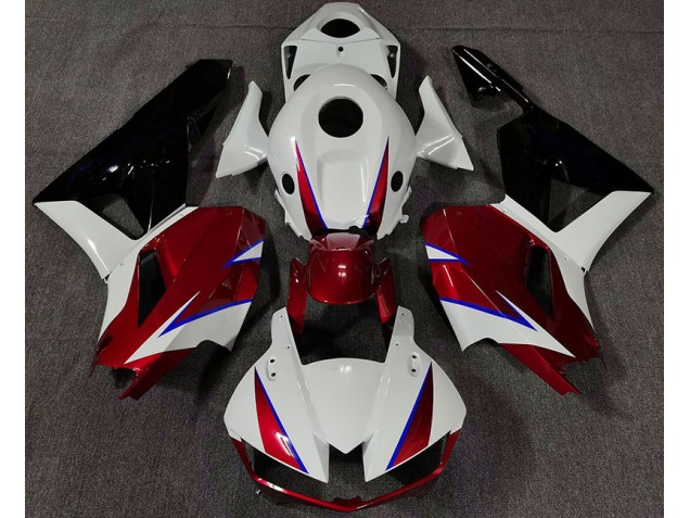 Gloss Red White and Blue 2013-2023 CBR600RR Motorcycle Fairing Gloss Red White and Blue 2013-2023 CBR600RR Motorcycle Fairing