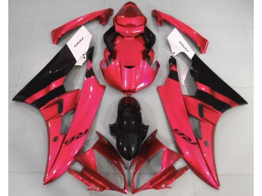 Gloss Red and Black 2006-2007 R6 Motorcycle Fairing