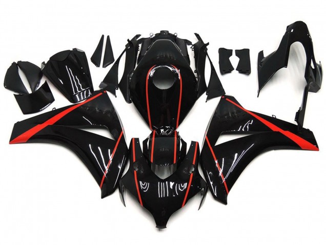 Gloss Red and Black 2008-2011 CBR1000RR Motorcycle Fairing Gloss Red and Black 2008-2011 CBR1000RR Motorcycle Fairing