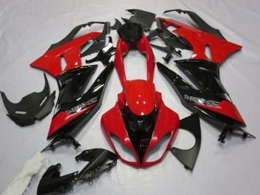 Gloss Red and Black 2009-2012 ZX6R Motorcycle Fairing