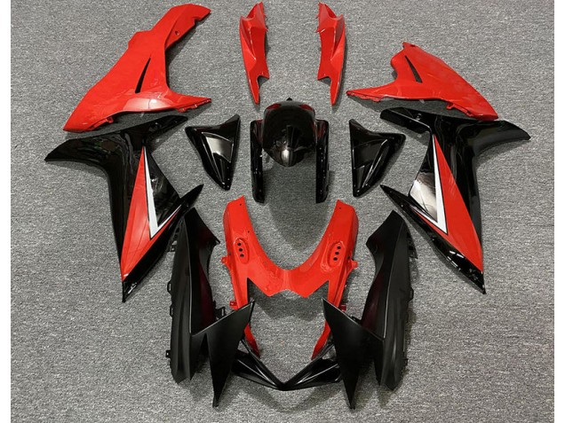 Gloss Red and Black 2011-2024 GSXR 600-750 Motorcycle Fairing Gloss Red and Black 2011-2024 GSXR 600-750 Motorcycle Fairing