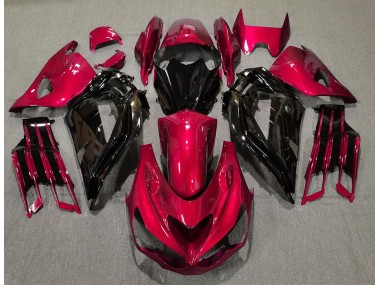 Gloss Red and Black 2012-2021 ZX14R Motorcycle Fairing