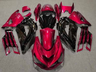 Gloss Red and Black 2012-2021 ZX14R Motorcycle Fairing