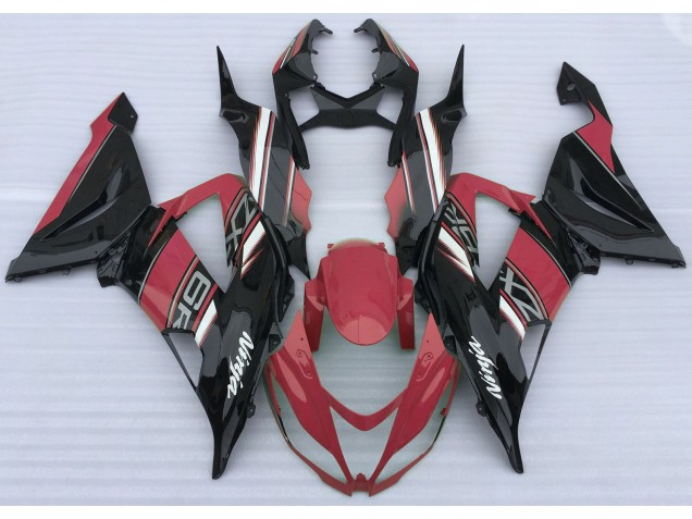 Gloss Red and Black 2013-2018 ZX6R Motorcycle Fairing Gloss Red and Black 2013-2018 ZX6R Motorcycle Fairing