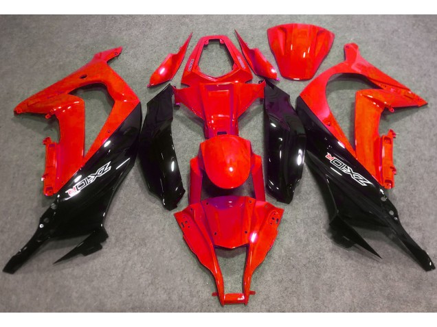 Gloss Red and Black 2016-2019 ZX10R Motorcycle Fairing Gloss Red and Black 2016-2019 ZX10R Motorcycle Fairing