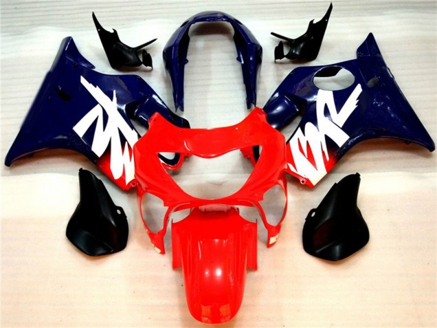 Gloss Red and Blue 1999-2000 CBR600 F4 Motorcycle Fairing Gloss Red and Blue 1999-2000 CBR600 F4 Motorcycle Fairing