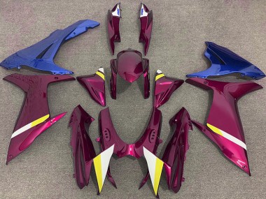Gloss Red and Blue 2011-2024 GSXR 600-750 Motorcycle Fairing