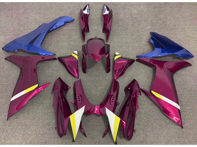Gloss Red and Blue 2011-2024 GSXR 600-750 Motorcycle Fairing Gloss Red and Blue 2011-2024 GSXR 600-750 Motorcycle Fairing