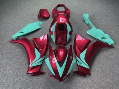Gloss Red and Teal 2012-2016 CBR1000RR Motorcycle Fairing
