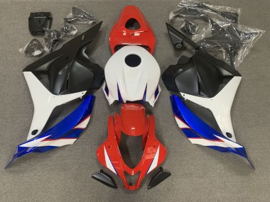 Gloss Red blue and White 2009-2012 CBR600RR Motorcycle Fairing