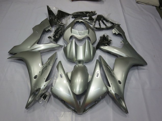 Gloss Silver 2004-2006 R1 Motorcycle Fairing Gloss Silver 2004-2006 R1 Motorcycle Fairing