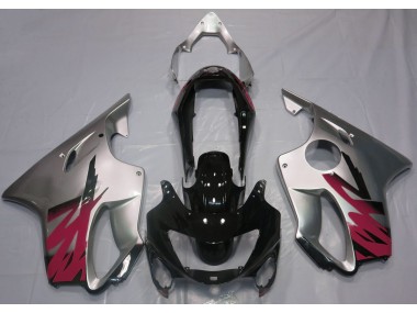Gloss Silver & Red 1999-2000 CBR600 F4 Motorcycle Fairing