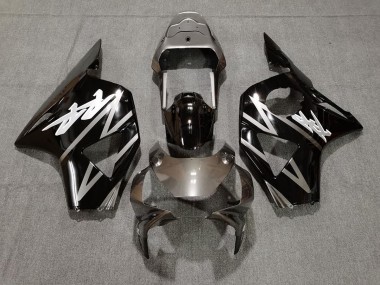 Gloss Silver and Black 2002-2003 CBR954RR Motorcycle Fairing