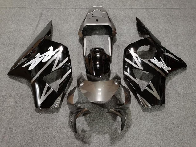 Gloss Silver and Black 2002-2003 CBR954RR Motorcycle Fairing Gloss Silver and Black 2002-2003 CBR954RR Motorcycle Fairing