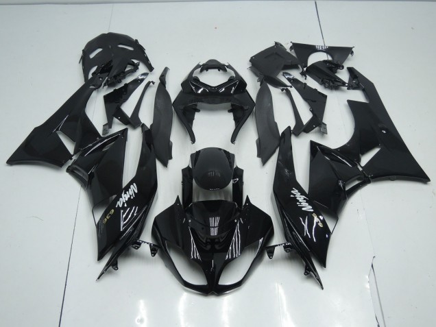 Gloss Total Black 2009-2012 ZX6R Motorcycle Fairing Gloss Total Black 2009-2012 ZX6R Motorcycle Fairing