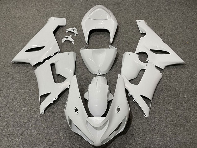 Gloss White 2005-2006 ZX6R Motorcycle Fairing Gloss White 2005-2006 ZX6R Motorcycle Fairing