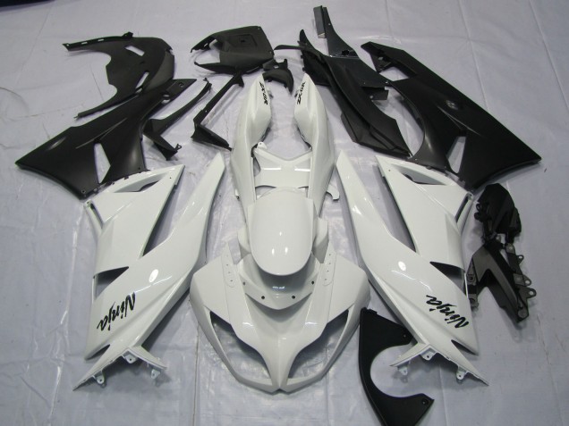 Gloss White 2009-2012 ZX6R Motorcycle Fairing Gloss White 2009-2012 ZX6R Motorcycle Fairing