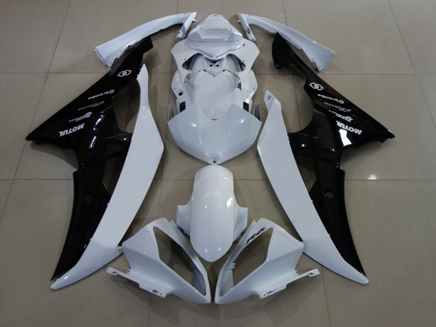 Gloss White / Black 2008-2016 R6 Motorcycle Fairing Gloss White / Black 2008-2016 R6 Motorcycle Fairing