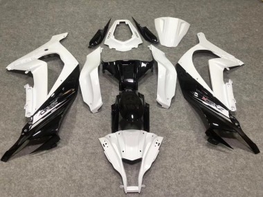 Gloss White / Black 2011-2015 ZX10R Motorcycle Fairing