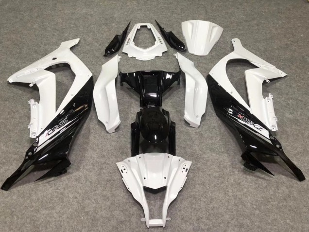 Gloss White / Black 2011-2015 ZX10R Motorcycle Fairing