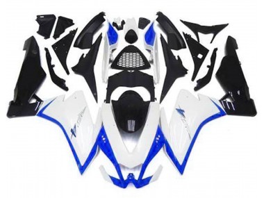 Gloss White & Blue 2010-2015 RSV4 1000 Motorcycle Fairing