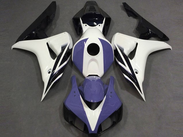 Gloss White Blue and Black 2006-2007 CBR1000RR Motorcycle Fairing Gloss White Blue and Black 2006-2007 CBR1000RR Motorcycle Fairing