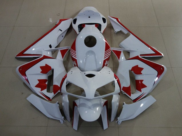 Gloss White Canada 2005-2006 CBR600RR Motorcycle Fairing Gloss White Canada 2005-2006 CBR600RR Motorcycle Fairing