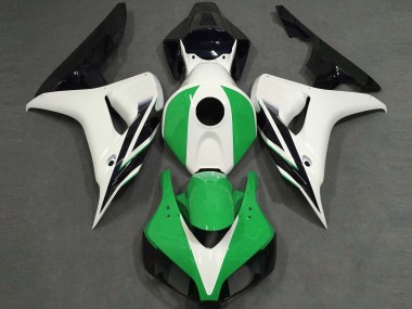 Gloss White Green Black 2006-2007 CBR1000RR Motorcycle Fairing