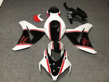 Gloss White Red and Black 2008-2011 CBR1000RR Motorcycle Fairing