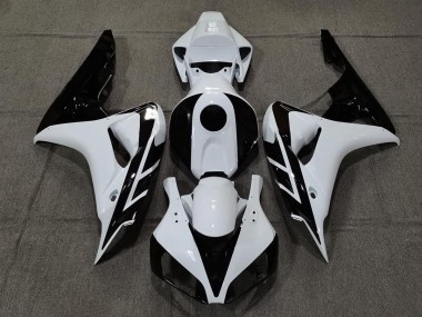 Gloss White and Black 2006-2007 CBR1000RR Motorcycle Fairing