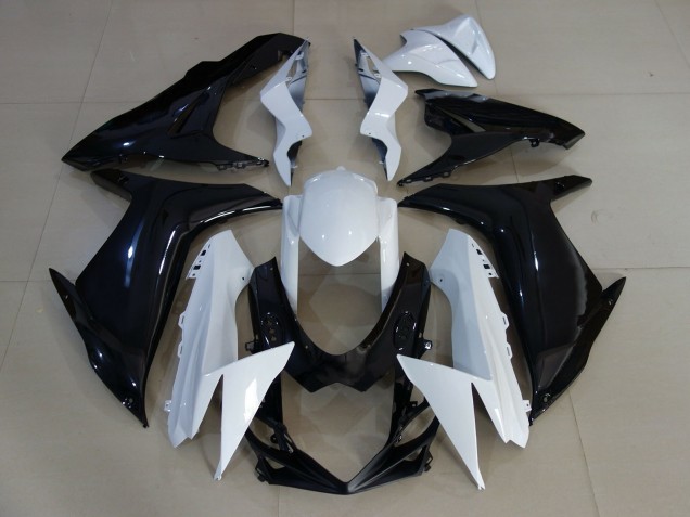 Gloss White and Black 2011-2024 GSXR 600-750 Motorcycle Fairing Gloss White and Black 2011-2024 GSXR 600-750 Motorcycle Fairing