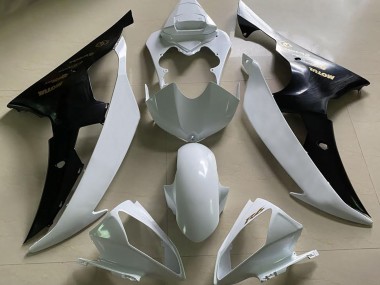 Gloss White and Black & Gold 2008-2016 R6 Motorcycle Fairing