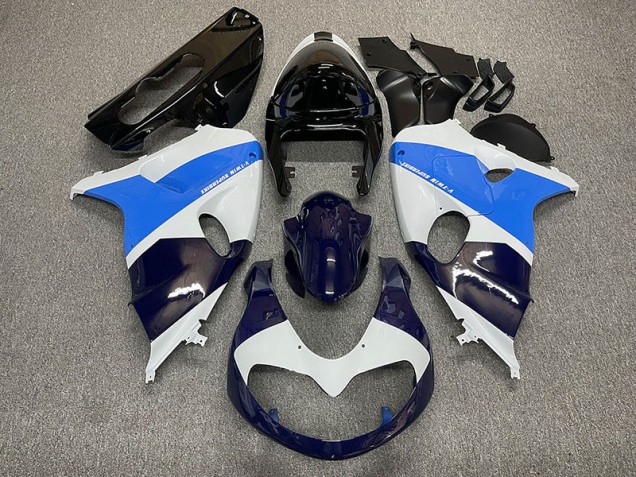 Gloss White and Blue 1998-2003 TL1000R Motorcycle Fairing Gloss White and Blue 1998-2003 TL1000R Motorcycle Fairing