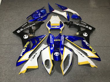 Gloss White and Blue 2012-2016 CBR1000RR Motorcycle Fairing