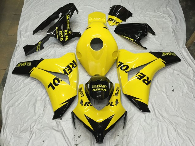 Gloss YELLOW Repsol 2008-2011 CBR1000RR Motorcycle Fairing