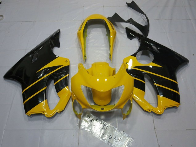 Gloss Yellow and Black 1999-2000 CBR600 F4 Motorcycle Fairing Gloss Yellow and Black 1999-2000 CBR600 F4 Motorcycle Fairing