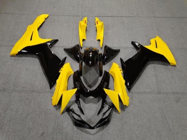Gloss Yellow and Black 2011-2024 GSXR 600-750 Motorcycle Fairing