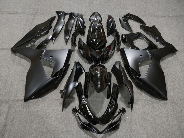Gloss and Matte Black Style 2009-2016 GSXR 1000 Motorcycle Fairing Gloss and Matte Black Style 2009-2016 GSXR 1000 Motorcycle Fairing