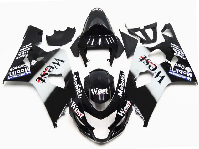 Gloss west OEM Style 2004-2005 GSXR 600-750 Motorcycle Fairing Gloss west OEM Style 2004-2005 GSXR 600-750 Motorcycle Fairing