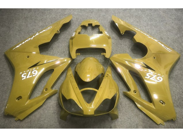 Gold 2006-2008 Daytona 675 Motorcycle Fairing Gold 2006-2008 Daytona 675 Motorcycle Fairing
