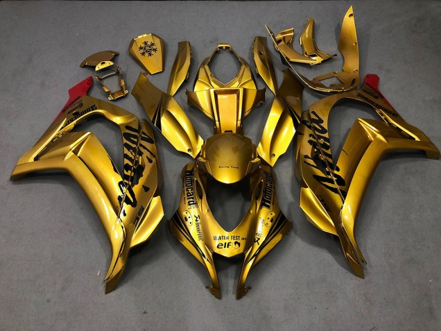 Gold 2016-2019 ZX10R Motorcycle Fairing Gold 2016-2019 ZX10R Motorcycle Fairing