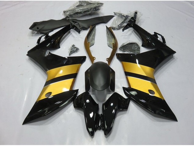 Gold Black CBR Design 2011-2012 CBR600F Motorcycle Fairing Gold Black CBR Design 2011-2012 CBR600F Motorcycle Fairing